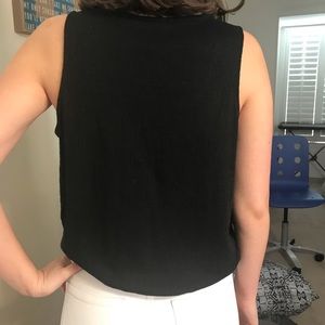 Black tank top